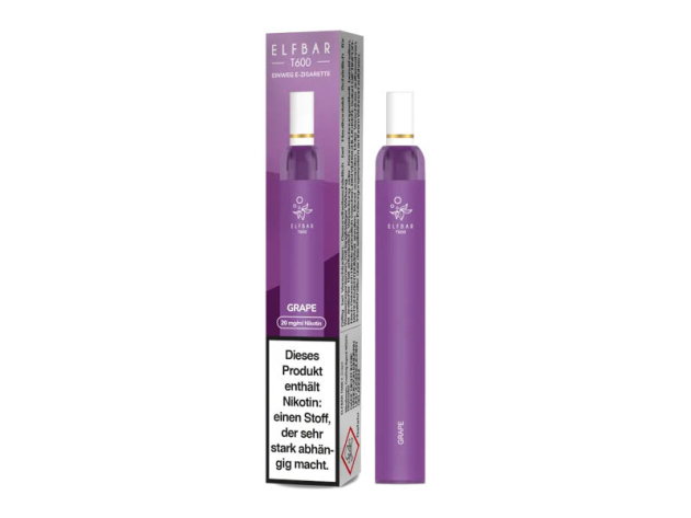 ELFBAR T600 - Grape (Traube) - E-Shisha - 20mg - 600 Züge