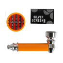 Handpfeifen-Set mit Grinder & 5 Siebe, 6-fach sortiert, 24er Display