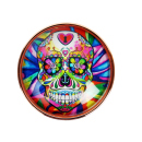 Grinder "Skull". rosegold; 4-tlg.; Ø 6cm