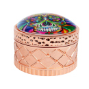 Grinder "Skull". rosegold; 4-tlg.; Ø 6cm