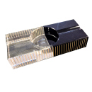 Zigarrenaschenbecher &quot;Kristall&quot; ,2 Ablagen;...