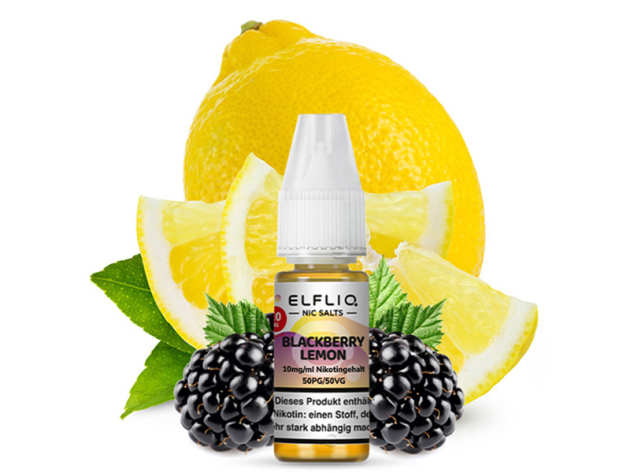 ELFBAR Elfliq - Blackberry Lemon (Brombeere, Zitrone) - Liquid - 10 mg/ml - 10 ml