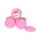 Grinder "Bunny" Kunststoff Pink 4-tlg; Ø 6mm; 3-fach sortiert; 12er Display