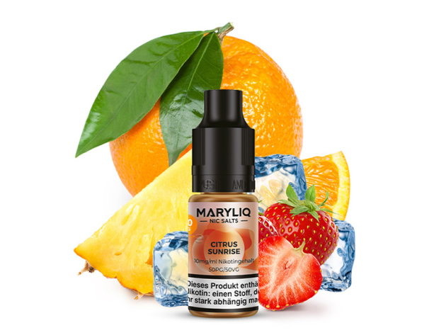 Lost Mary MARYLIQ - Citrus Sunrise (Zitrone-Orange-Erdbeere)- Liquid - 10 mg/ml - 10 ml
