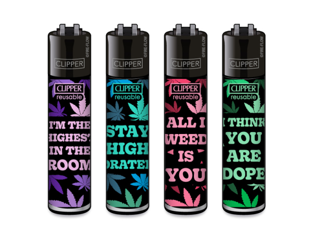 Clipper Large NEON LEAVES#2, 48 Display