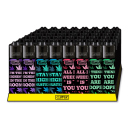 Clipper Large NEON LEAVES#2, 48 Display