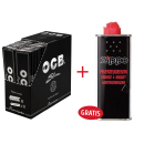 OCB KS Schwarz Premium Slim 50 Hefte je 32 Blatt + Zippo...