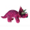 Plüsch Dino Triceratops mit Glitzeraugen, ca. 30cm, einzeln