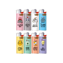 BIC Mini J25 Reibrad Feuerzeuge "Message", 50er...