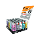 BIC Mini J25 Reibrad Feuerzeuge "Message", 50er Display