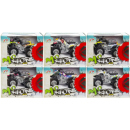 Toy Cars "Motorrad" different colours (White, Red, Blue, Yellow), 12p Display