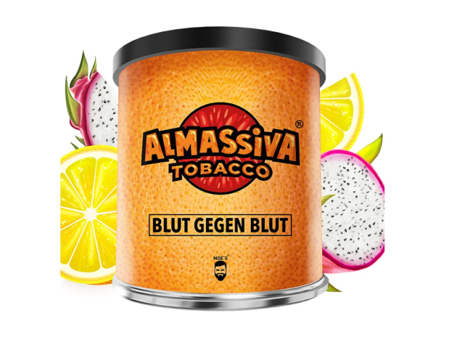 Al Massiva Tobacco - Blut gegen Blut (Zitrone, Drachenfrucht) - 200g