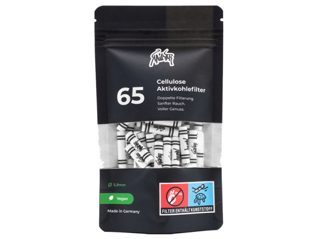 Kailar weiß, Slim Size, 65er Pack, Ø 5,9mm, Aktivkohlefilter