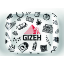 Gizeh Metall Drehunterlage "Comic" Mix S, 14x18 cm, einzeln