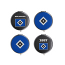 Tachenascher "HSV" Ø 4,8cm; 12er Display