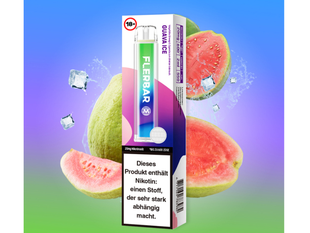 Flerbar M - Guave Ice (Guave Eis) - E-Shisha - 20mg - 600 Züge