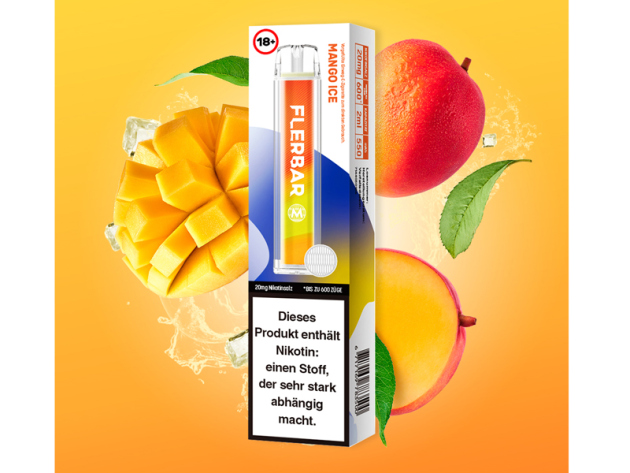 Flerbar M - Mango Ice (Mango Eis) - E-Shisha - 20mg - 600 Züge