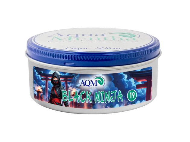 Aqua Mentha - Black Ninja #19 (Aqua Kühle, Traube) - 200g