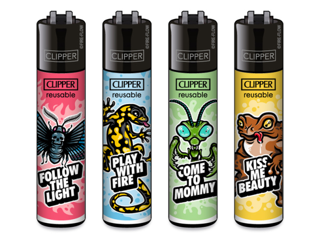 Clipper Large NEON LEAVES#2, 48 Display