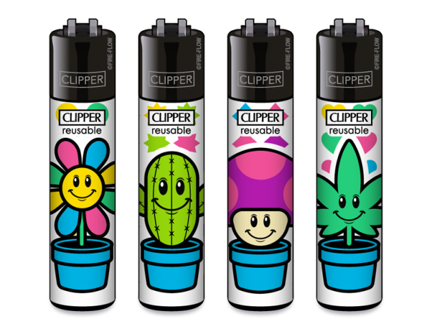 Clipper Large NEON LEAVES#2, 48 Display