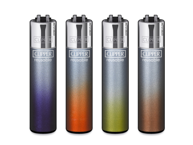 Clipper Large BLUE CRYSTAL GRADIENT, 48er Display