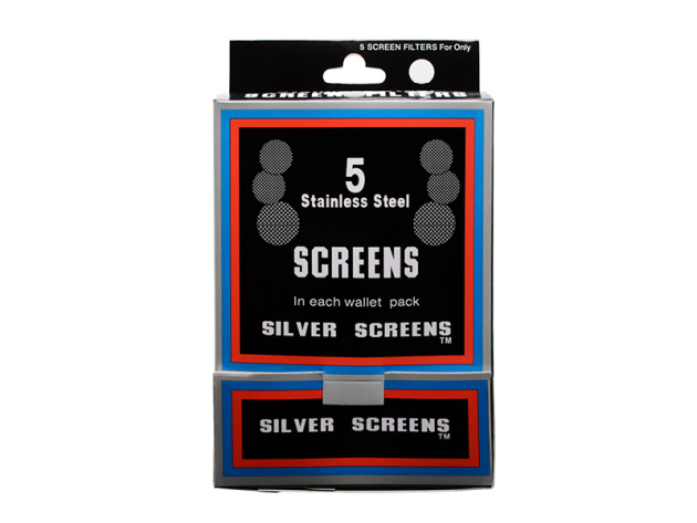 Pfeifensiebe "Atomic" Silber, 100 x 5 Stück, ø20mm