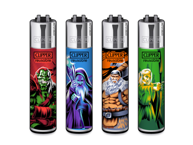 Clipper Large NEON LEAVES#2, 48 Display