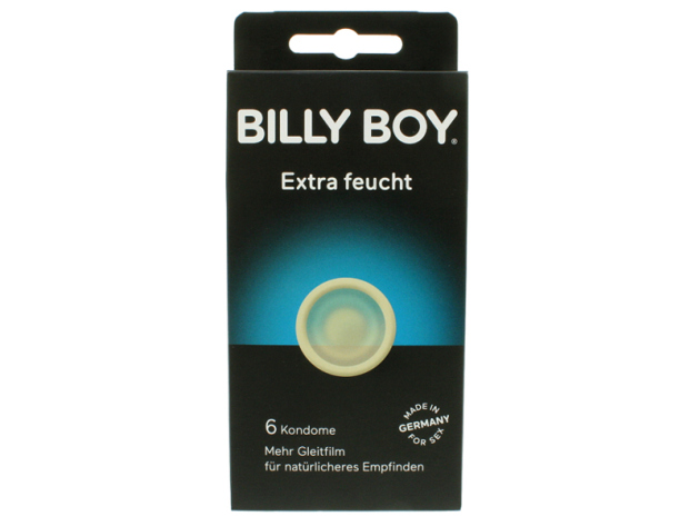 Kondome Billy Boy; extra feucht; 6er-Pack