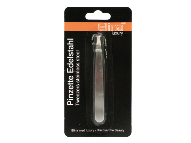 Pinzette Edelstahlt, 9,5x1cm