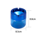 Glasaschenbecher "Rainbow"; 4-fach sortiert;  6er Display