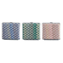 Zigarettenetuis "Colurful Waves Pattern" für 20 Zig., mit Gummiband, 4-fach sortiert, 12er Display