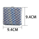 Zigarettenetuis "Colurful Waves Pattern" für 20 Zig., mit Gummiband, 4-fach sortiert, 12er Display