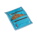 Tabakbeutel "Fleece"; 3-fach sortiert, 12er Display