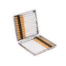 Zigarettenetuis "Skulls & Flowers" für 20 Zig., mit Gummiband, 4-fach sortiert, 12er Display