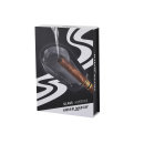 Zigarrenaschenbecher "Black" aus Glas; Länge 11,9 cm