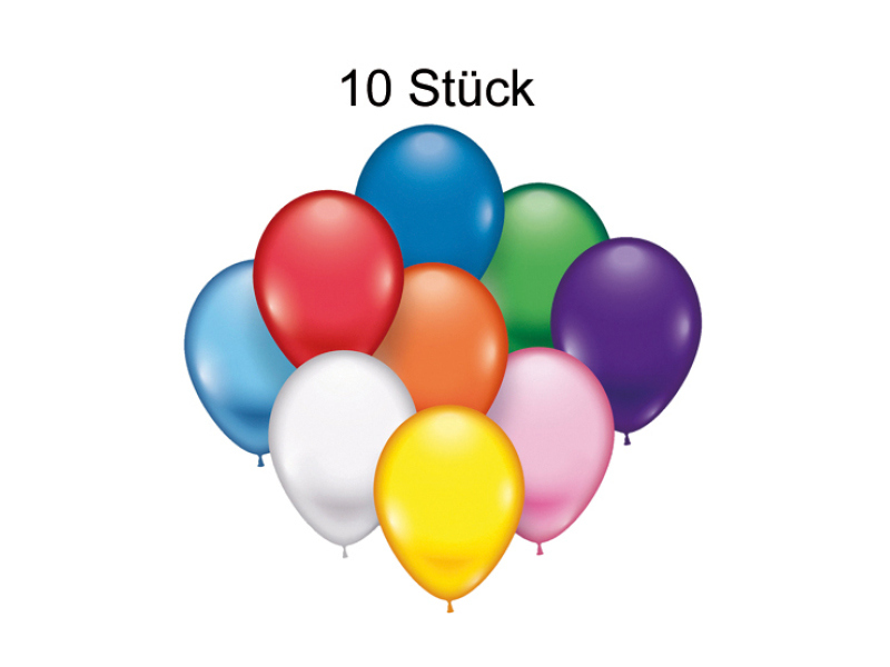 8 Luftballons Mit Zahl 5 – Bunt Sortiert, 23–25 Cm, Heliumgeeignet, 2-seitig Bedruckt, TÜV-zertifiziert