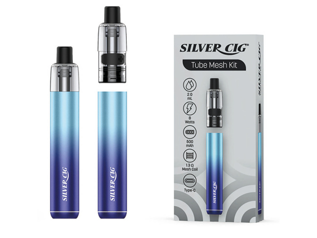 Silver Cig - Basisgerät Blau - USB-Typ-C-Anschluss