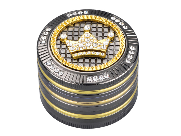 Grinder "Bling Crown"; 4-tlg., Ø 5 cm,