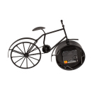 Uhr im Fahrrad-Design, Schwarz, Metallt, UVP: 16,99 Euro