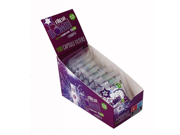 Fresh Bomb "Purple" Duo Slim Filter 6mm; 10er Display