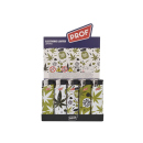 Elektrofeuerzeuge "LEAVES ELECT", 5-fach sortiert, 50er Display