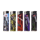 Elektrofeuerzeuge "RACING CARS", 5-fach sortiert, 50er Display