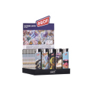 Elektrofeuerzeuge "MONEY ELECT", 5-fach sortiert, 50er Display