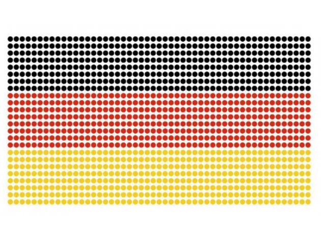 Strass-Aufbügel-Motive Deutschland-Fahne