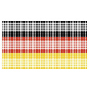 Strass-Aufb&uuml;gel-Motive Deutschland-Fahne