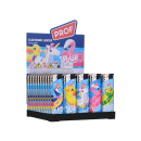 Elektrofeuerzeuge "Splash", 5-fach sortiert, 50er Display