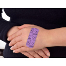 Kinderpflaster - glitzer Pflaster "Kuromi" - Metall-Box - 24 Pflaster