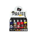 Elektrofeuerzeuge "PIRATES", 5-fach sortiert, 50er Display
