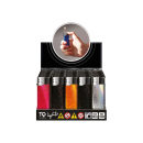 Elektrofeuerzeuge "GLITZER", 5-fach sortiert, 50er Display