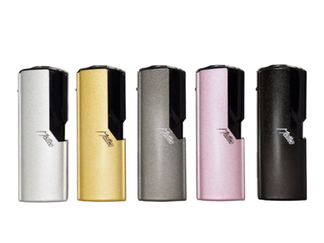 Sturmfeuerzeuge "Elegant" Jetflame in Metallhülle, 5-fach sortiert, 25er Display